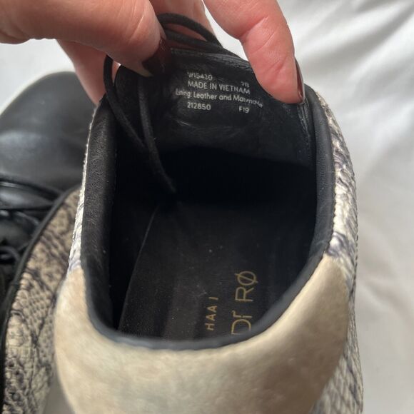 Cole Haan 9 B W15430 Grandpro Spectator 2.0 Sneakers Gray Black White Snake EUC - Picture 11 of 14